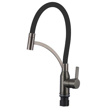 Смеситель для кухни Fmark FS8244Q-01, графит