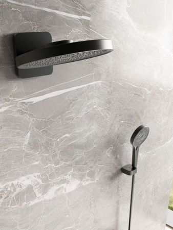 Душевой комплект Futura VSFW-2F12TMB термостатический встраиваемый, 3 режима, черный матовый, артикул VSFW-2F12TMB