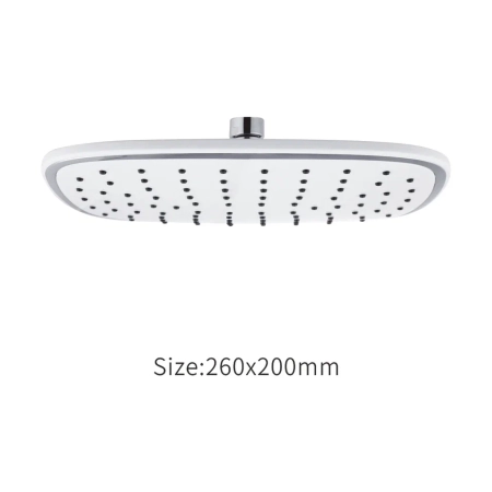 Верхний душ Rose RH41, белый/хром, артикул RH41