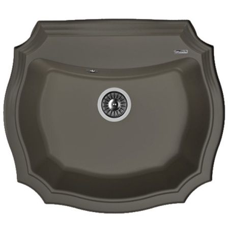 Кухонная мойка Florentina Эмилия 640 20.355.D0640 Антрацит, артикул 20.355.D0640.302