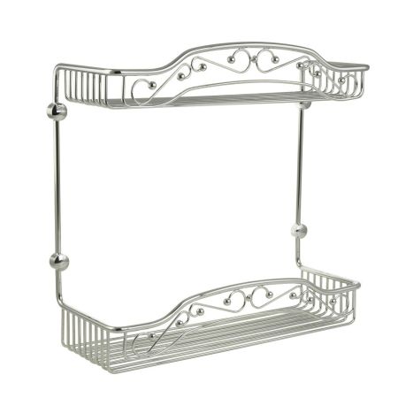 COMPLEMENTI Решетка большая двойная L40xP15xH40 см., хром, артикул 22036