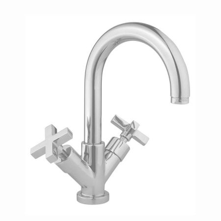 Nicolazzi M.Croce Смеситель для раковины с 2мя ручками, излив: 155мм, цвет: хром, артикул 2236CR27
