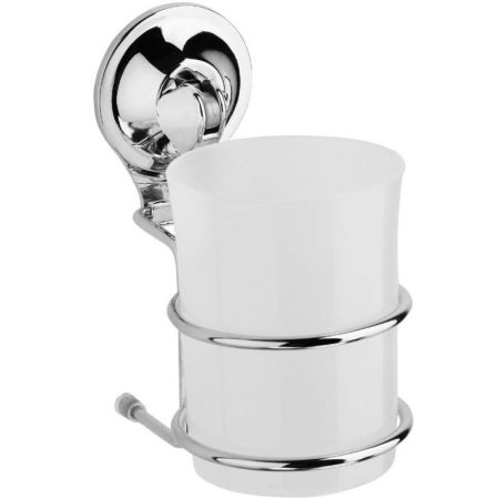 Стакан для зубных щеток Fora Triumf T044 Хром Белый, артикул T044