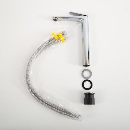 UNIQUE Смеситель для накладной раковины без донного клапана, хром UNIQUE-LMC-CRM-W0, артикул UNIQUE-LMC-CRM-W0