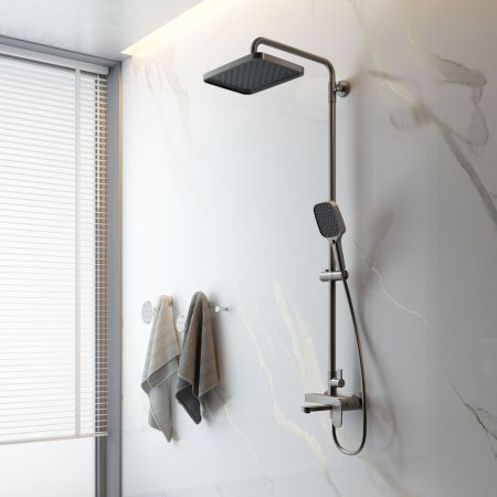 Душевая система Raglo R50.24.09, графит, артикул R50.24.09