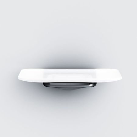 A50A34222 Inspire V2.0, Стеклянная мыльница с настенным держателем, черный, шт, артикул A50A34222