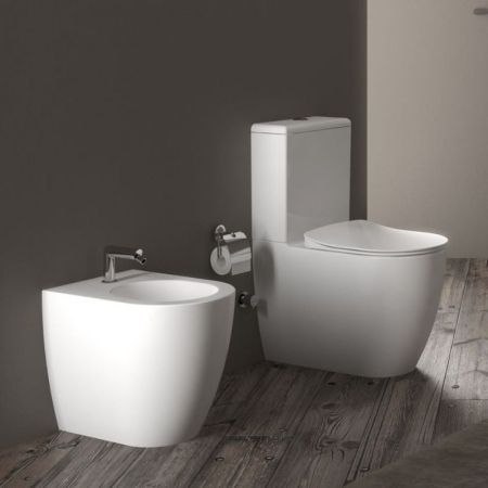 Биде Creavit Free FE500-00CB00E-0000 Белое, артикул FE500-00CB00E-0000