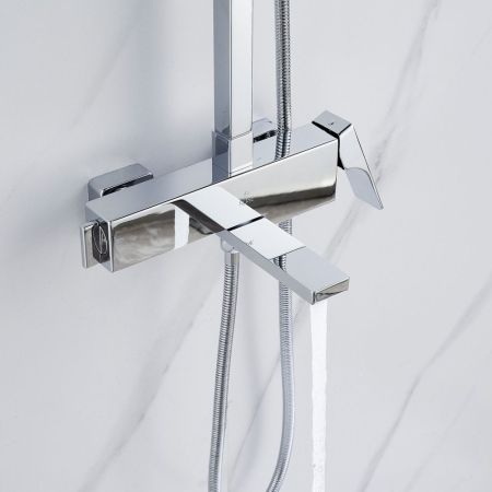 Душевая система Rose R1056, хром