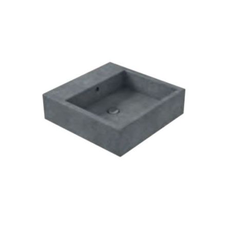 Globo Le Pietre Раковина накладная 50*50*14 см, цвет вулканический серый, артикул SCQ51.PG