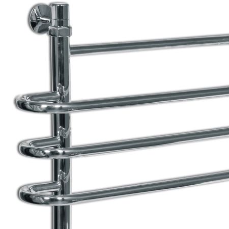 Водяной полотенцесушитель Ника Mix Вираж ЛП 100x40 Хром, артикул ВИРАЖ ЛП 100x40