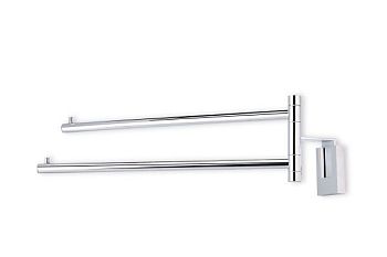 Stil Haus Quid, полотенцедержатель двойной поворотный, цвет хром