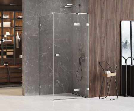 Душевое ограждение NEW TRENDY AVEXA 110x70x200 EXK-1492 (хром), артикул EXK-1492