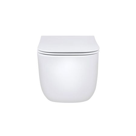 Унитаз подвесной Form VT1-35 безободковый, цвет белый, ультратонкое soft-close сиденье, артикул VT1-35