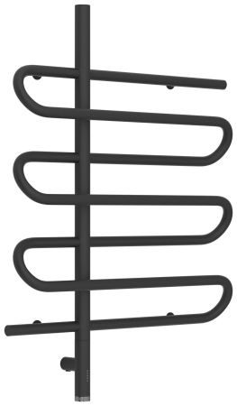 Полотенцесушитель электрический ЭПАТАЖ 3.0 800х600 МЭМ левый (Тёмный титан муар), артикул 15-5850-8060