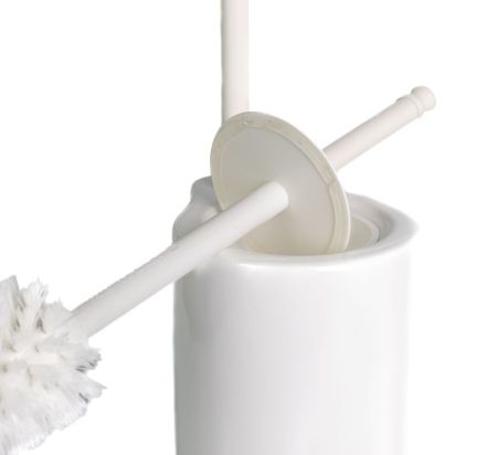 Stil Haus Hashi, стойка h62 см: бумагодержатель/белый керамический ёрш, цвет белый матовый, артикул 972(24)