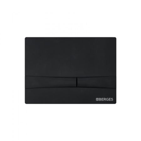 Комплект BERGES для монтажа  подвесного унитаза: инсталляция NOVUM525, кнопка F5 черная Soft Touch, унитаз EGO Rimless, сидение дюропласт Toma Slim SO микролифт, быстросьем, артикул 047255