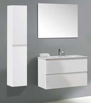 IBX YASMIN, тумба под раковину 100 см, 2 ящика, цвет натуральный