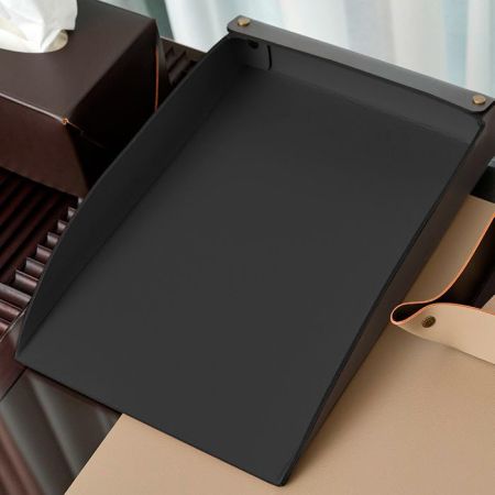 ADJ Лоток для бумаг, 32x23 см., цвет: серый/черный, артикул 103.03/01