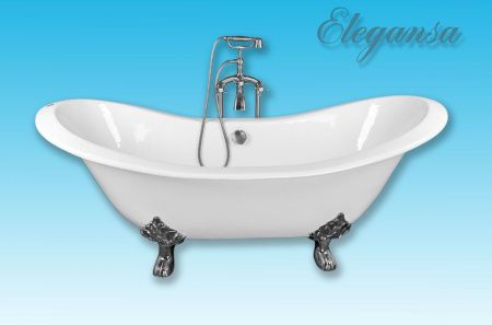 ВАННА чуг. ELEGANSA "TAISS" IRON FEET chrome