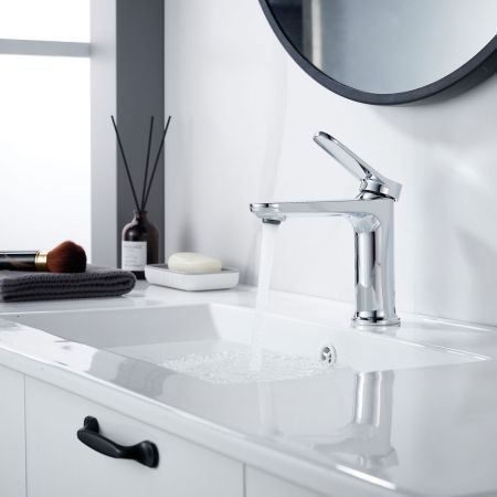 Смеситель для раковины Shevanik S4301, хром, артикул S4301