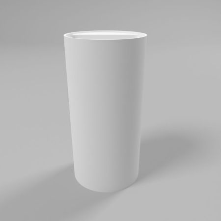 Умывальник WHITECROSS Pantheon D=43 (белый мат) иск. камень