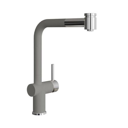 Смеситель для кухни с выдвижным изливом Florentina ПАЛЕРМО 317.08H.1223.305, грей, артикул 317.08H.1223.305