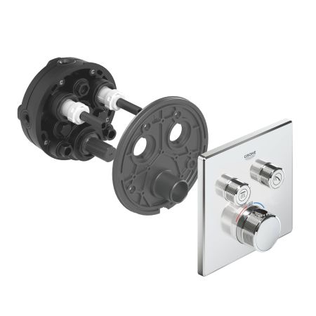 Термостат для душа GROHE GROHTHERM SMART CONTROL 29124000 (хром), шт, артикул 29124000