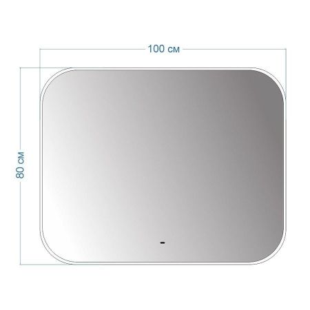 Зеркало Maretti Florenza FL1410080P69EL 100x80 см, артикул FL1410080P69EL