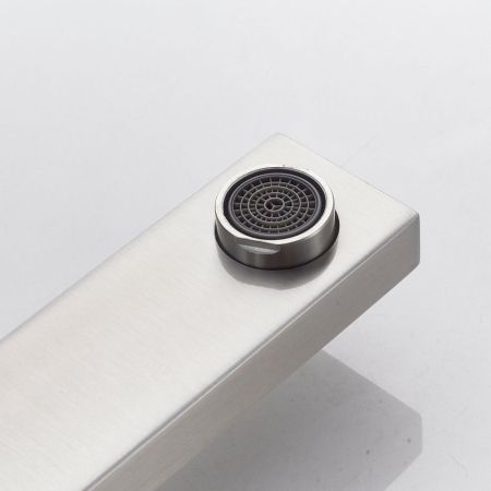 Смеситель для раковины высокий Shevanik S7011L, сатин