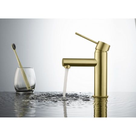 Смеситель для раковины Timo Saona 2361/03F золото матовое, артикул 2361/17F