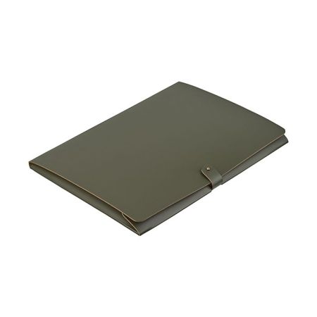 ADJ Папка для бумаг А4, 23x31 см., цвет: оливковый/горчичный, артикул 1624.55/40