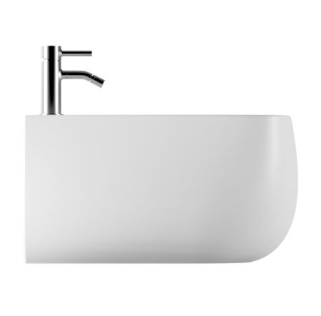 Alice Nur, подвесное биде c крепежом fix10, 57x37 см, цвет белый глянцевый, артикул 33130101