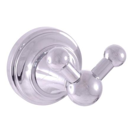 Крючок для ванной комнаты двойной Rav Slezak MORAVA MKA0102, хром, артикул MKA0102