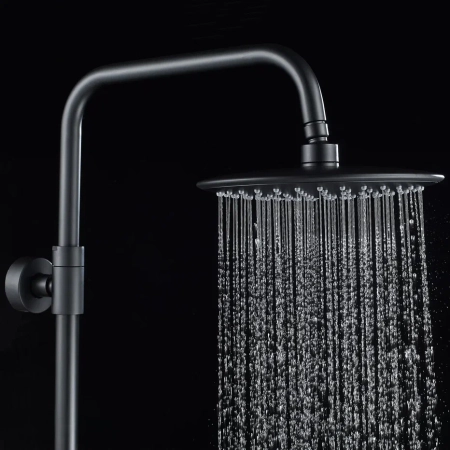 Душевая система Shevanik S8736H, черный