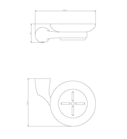 Мыльница Rush Devon DE75411 Хром, артикул DE75411