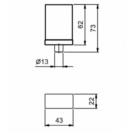 Fantini Venezia Ручка для смесителя, муранское стекло, цвет: хром-красный
