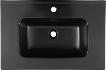 Раковина Aquanet Flat 70 черная матовая