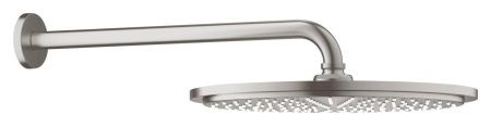 Верхний душ GROHE Rainshower с кронштейном, суперсталь (26066DC0)