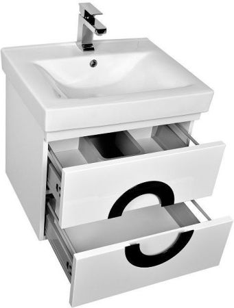 Тумба с раковиной De Aqua Форма 60 белый, артикул 00212698