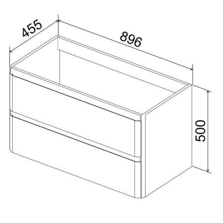 Мебель для ванной комнаты BELBAGNO ALBANO-900, артикул BB900/455-LV-MR-ALR
