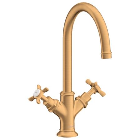 AX Montreux Смеситель для раковины , цвет шлифованное золото, артикул 16502250