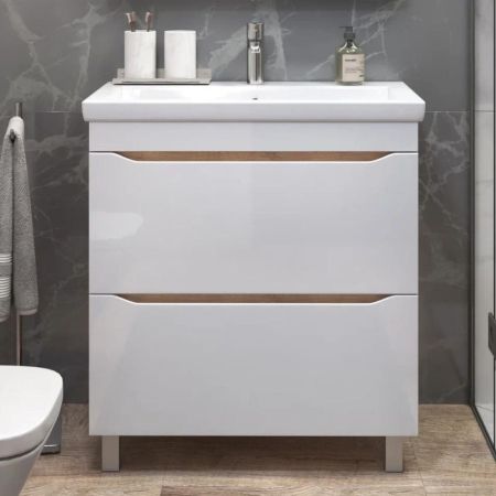 Тумба под раковину напольная VIGO Grani 203 дуб золотой, 80 см, артикул 203 дуб золотой