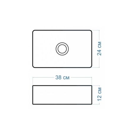 Раковина чаша Maretti UM13NS40-844, белая, артикул UM13NS40-844