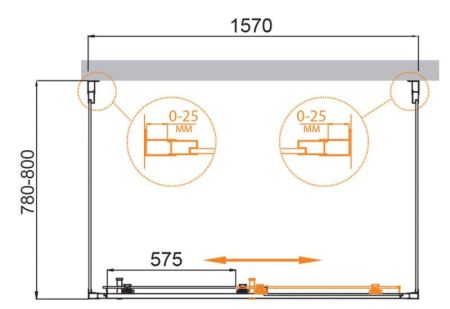 Душевой уголок CEZARES MOLVENO-AH-12, артикул MOLVENO-AH-12-120/90-C-Cr-IV