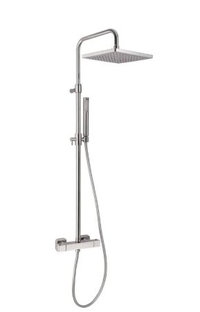 Душевая система с термостатом Webert Pegaso PE980507015METAL, хром, артикул PE980507015METAL