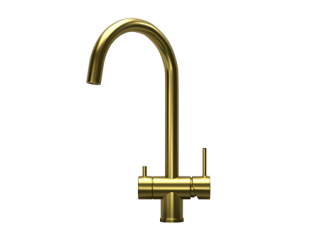 Смеситель для кухни GRANULA (7104, ЗОЛОТО САТИН), артикул 7104, ЗОЛОТО САТИН