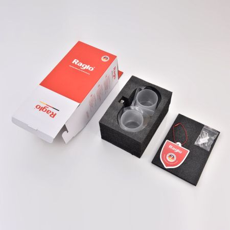 Стакан для ванной комнаты двойной Raglo R300.08.09, графит