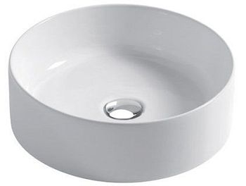 DС Slim, накладная круглая раковина 40хh12 см, цвет beaver (серый матовый)