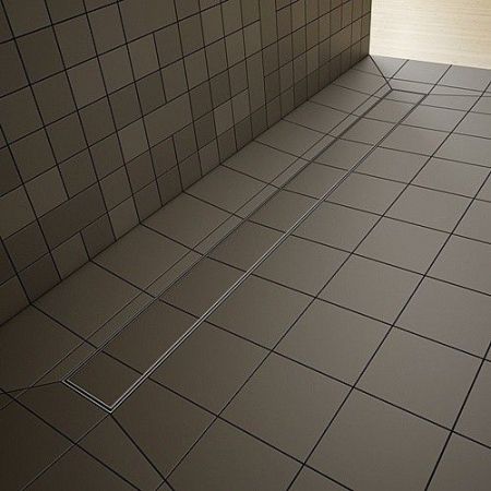 Душевая плита Radaway RadаDrain 119x119 для плитки 8-12 мм с решеткой Flowers, артикул 5CL1212A/5R095F