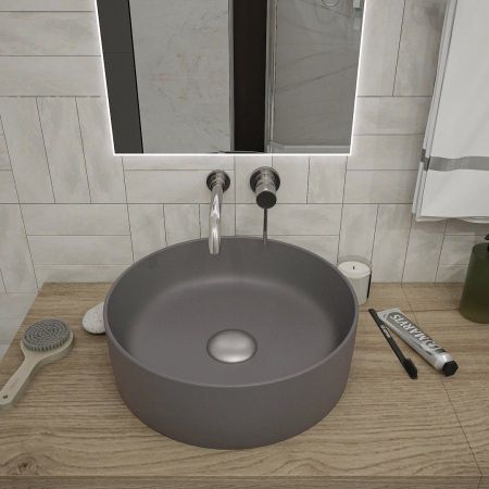 Раковина чаша Maretti EA13NS10-985, серая, артикул EA13NS10-985